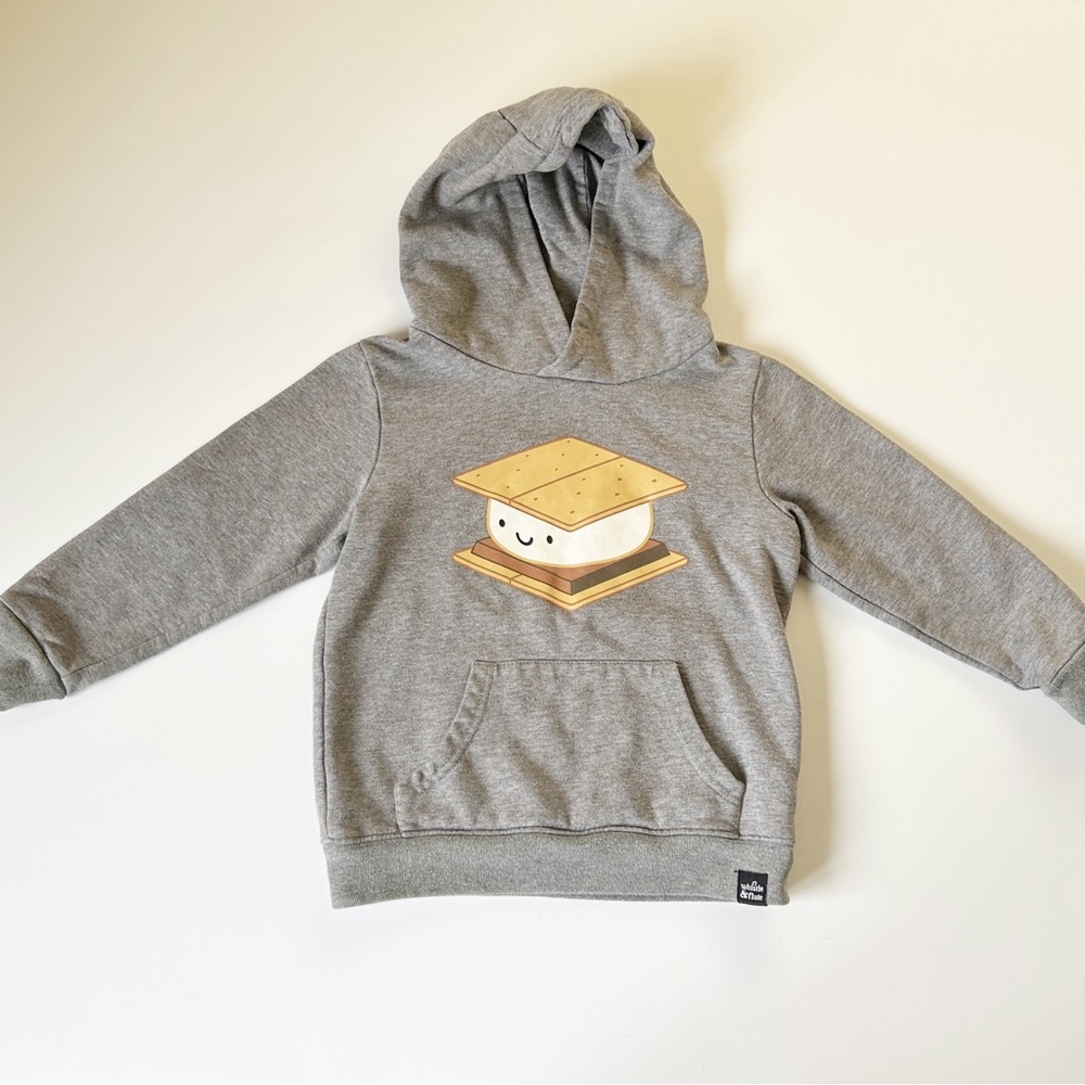 Toddler Size 3/4 Whistle & Flute S’more Hooded Sweatshirt
